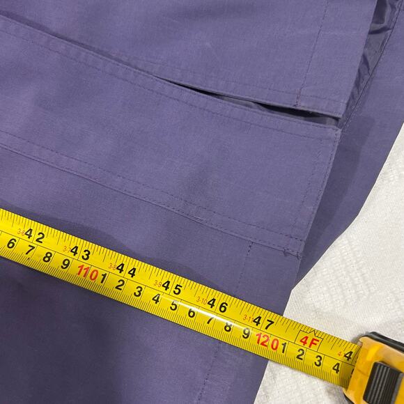 Bean Coat Womens Petite Medium Purple Hooded Long Rain Trench Jacket Waterproof - Picture 9 of 11